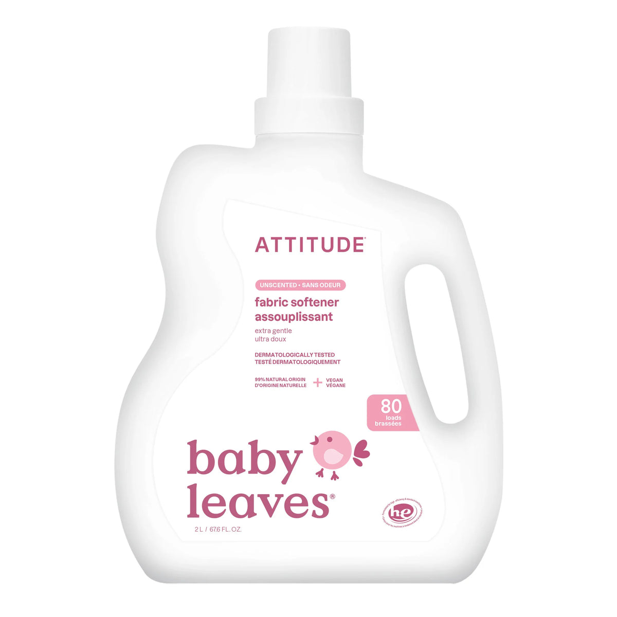 Baby Fabric Softener Unscented-67.6 FL. OZ. - 80 loads