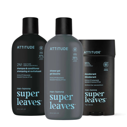 Men Hair & Body Care Kit Eucalyptus & Sage-Bundle