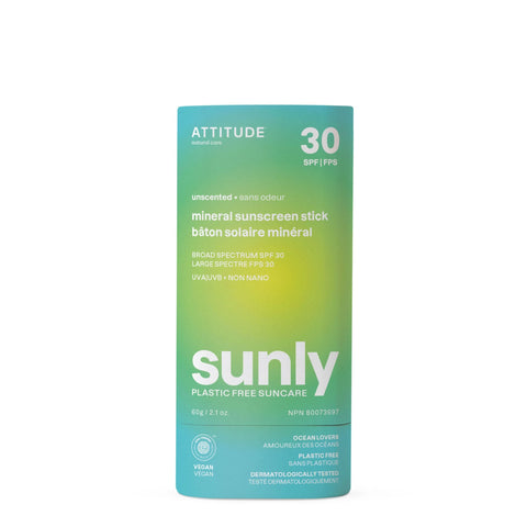 Mineral Sunscreen Stick - Spf 30 Unscented-2.1 OZ.