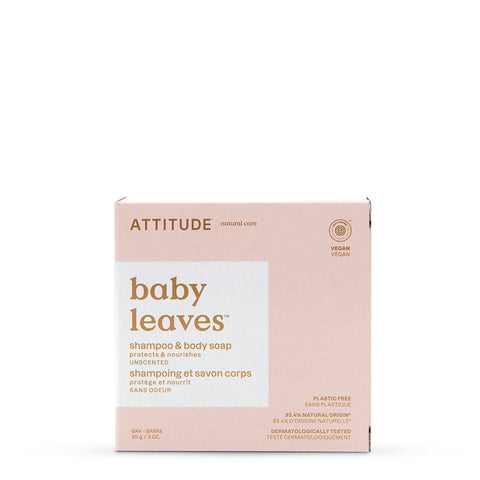 2-in-1 Baby Shampoo & Body Soap - Bar Unscented-3 OZ.