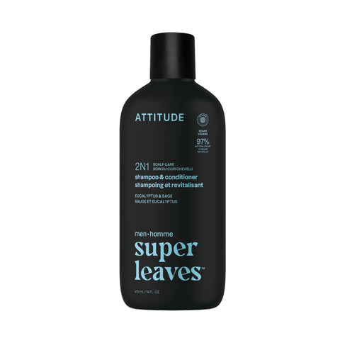 2-in-1 Men Shampoo & Conditioner - Scalp Care Eucalyptus & Sage-14fl. Oz.