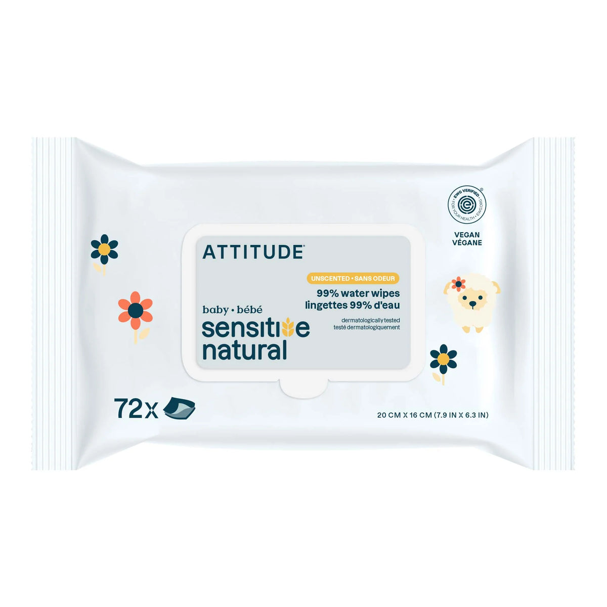 Baby Wipes - Sensitive Skin Unscented-1 unit
