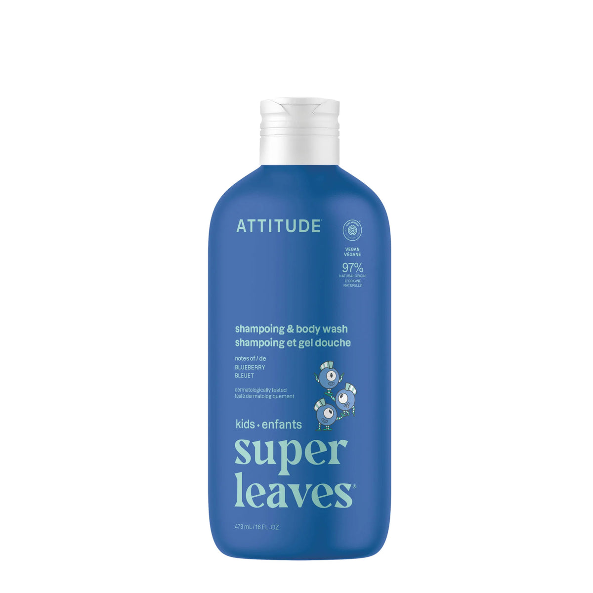 2-in-1 Kids Shampoo & Body Wash Blueberry-16 FL. OZ.