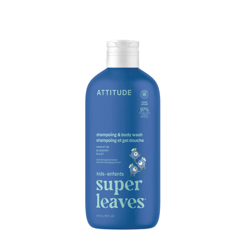 2-in-1 Kids Shampoo & Body Wash Blueberry-16 FL. OZ.
