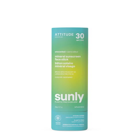 Mineral Sunscreen Face Stick - Spf 30 Unscented-0.7 OZ