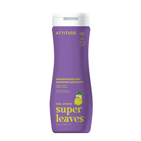 2-in-1 Kids Shampoo & Body Wash Vanilla & Pear-16 FL. OZ.